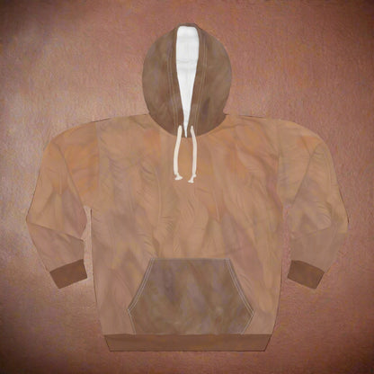 Tri-Color Feather Wrap Hoodie