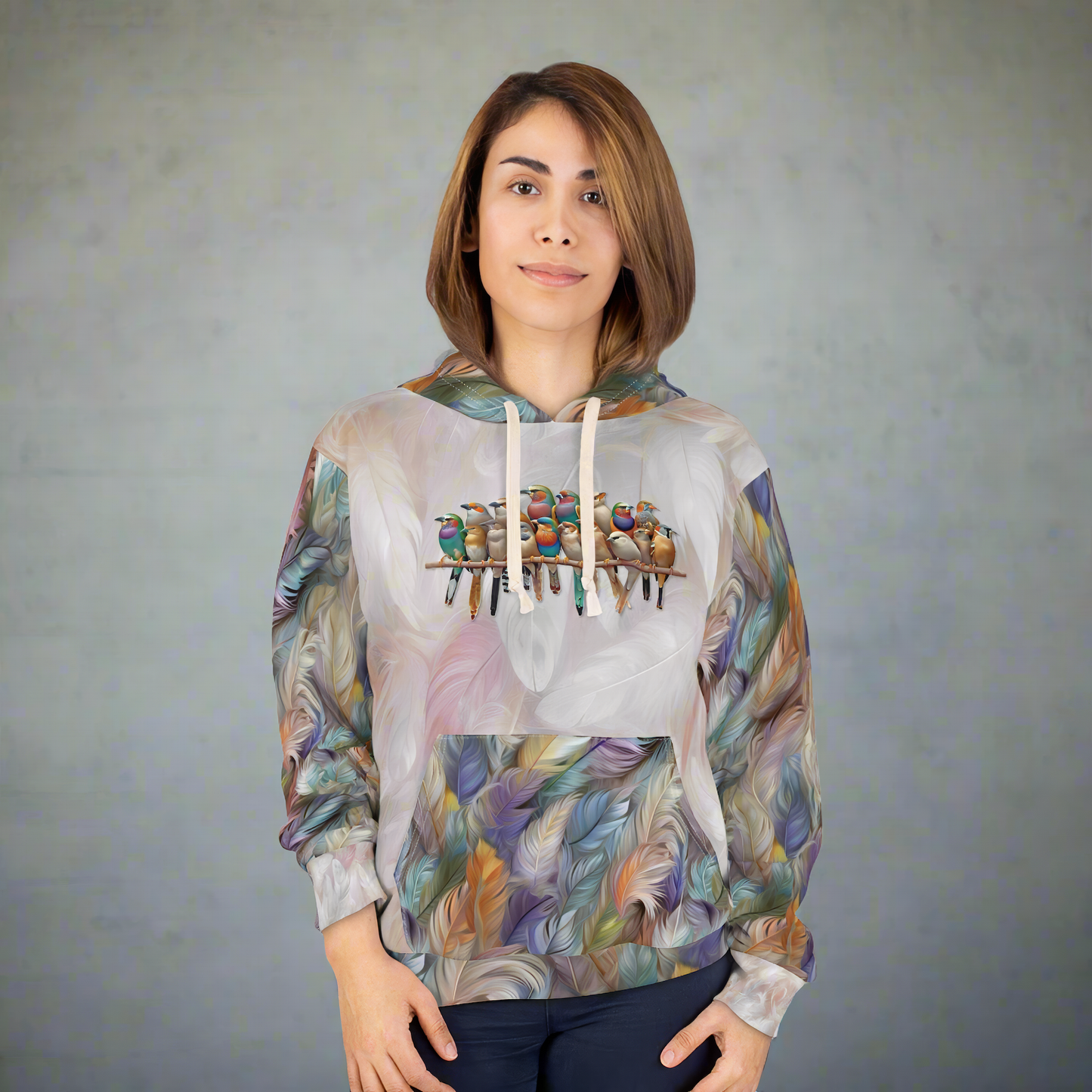 Birds and Feathers Hoodie