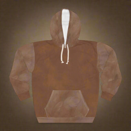 Chocolate with Mocha Feathers Hoodie